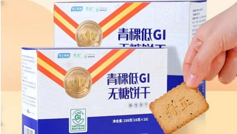 奇正青稞低GI無糖餅干上線西藏航空，為乘客提供健康輕食新選擇